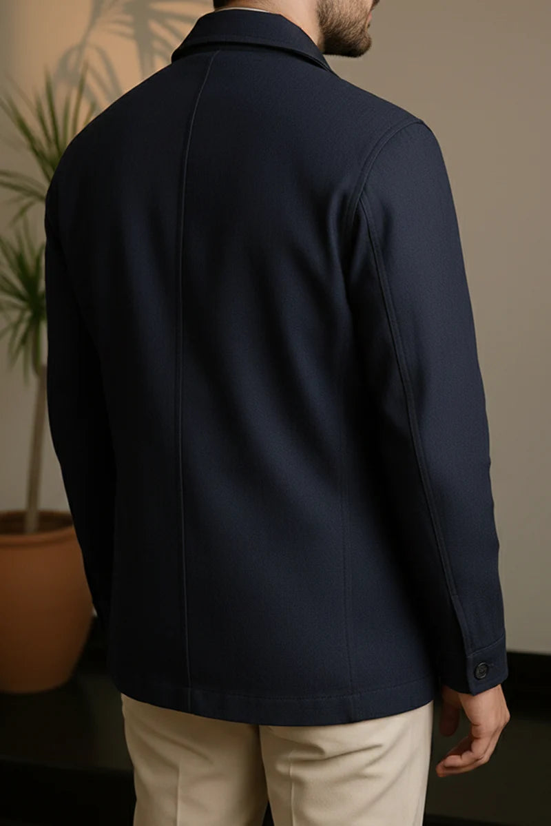 Classic Linen Safari Blazer