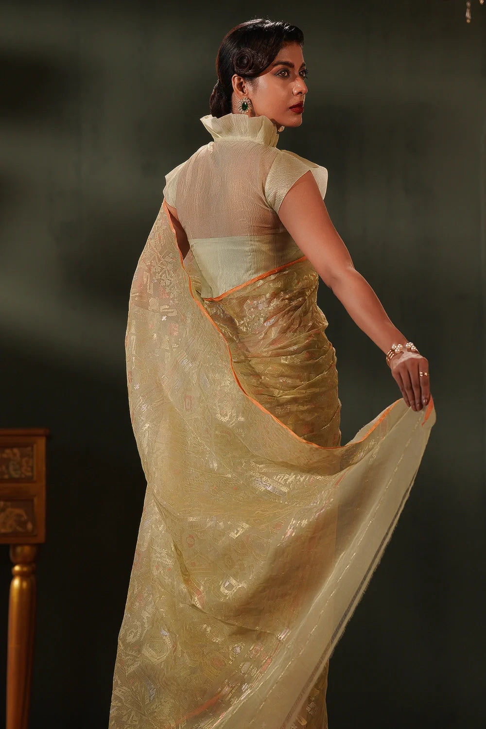 Belwari Jamdani Saree