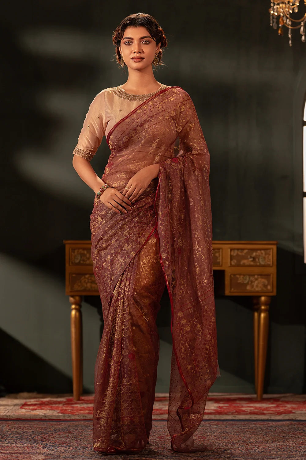 Belwari Jamdani Saree