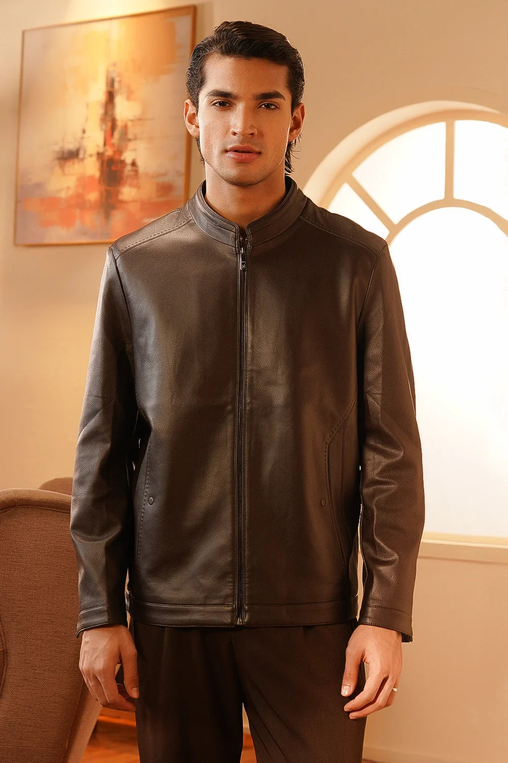 Premium Faux Leather Jacket