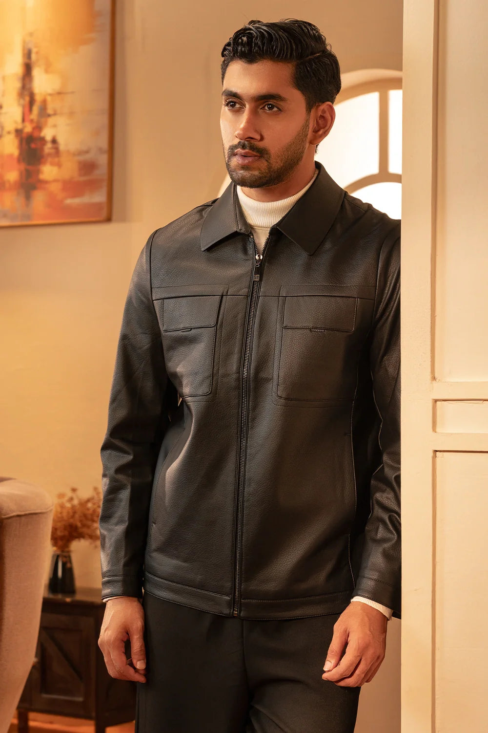 Premium Faux Leather Jacket