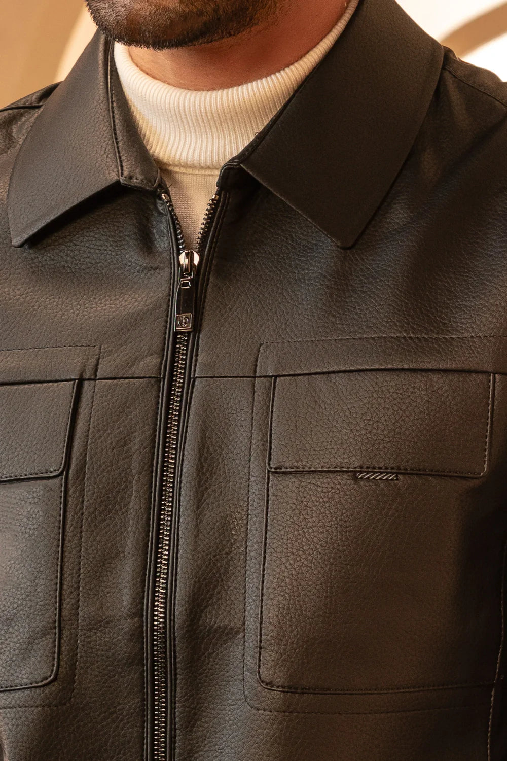 Premium Faux Leather Jacket