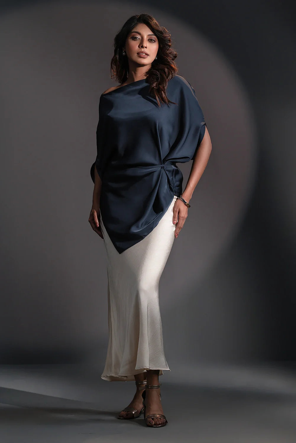 Twisted Drape Tunic