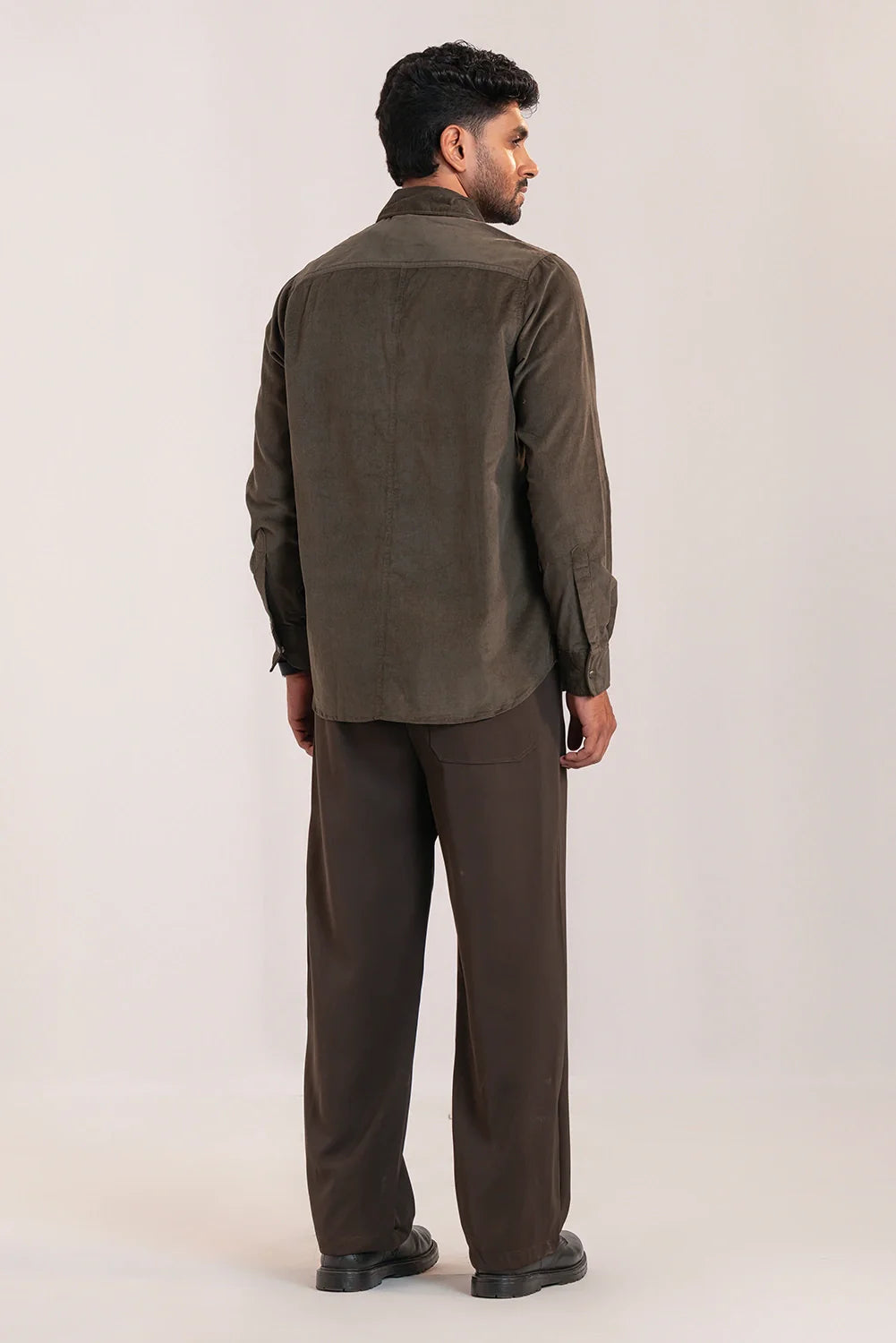 Textured Button-Down Shirt