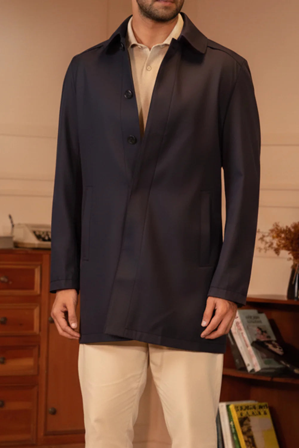 Classic Mid-length Trench coat