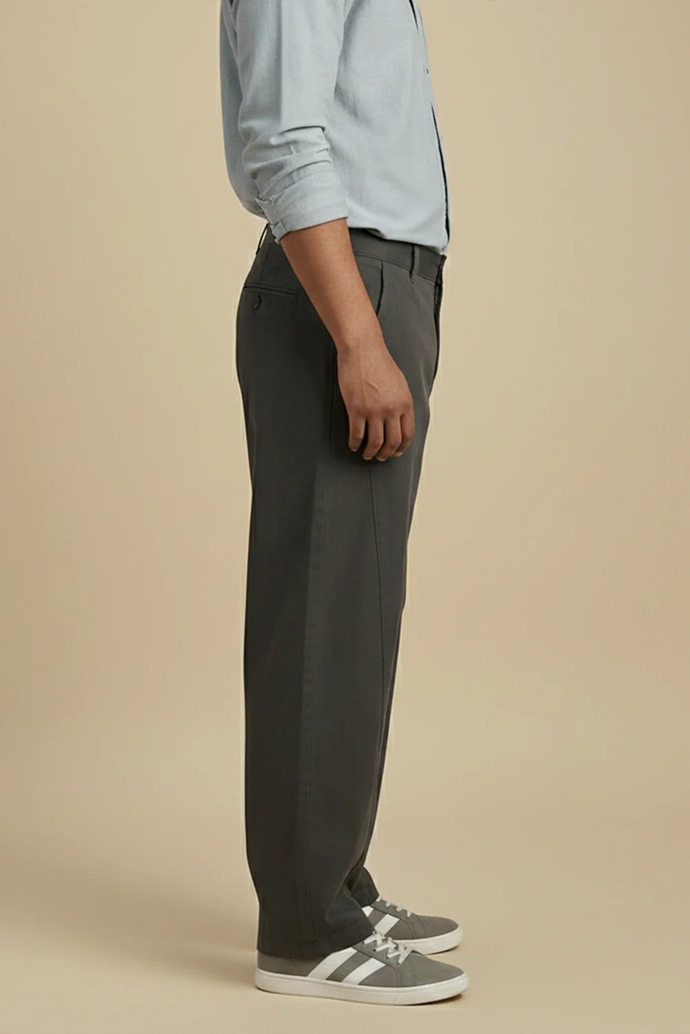 Loose Fit Twill Pants