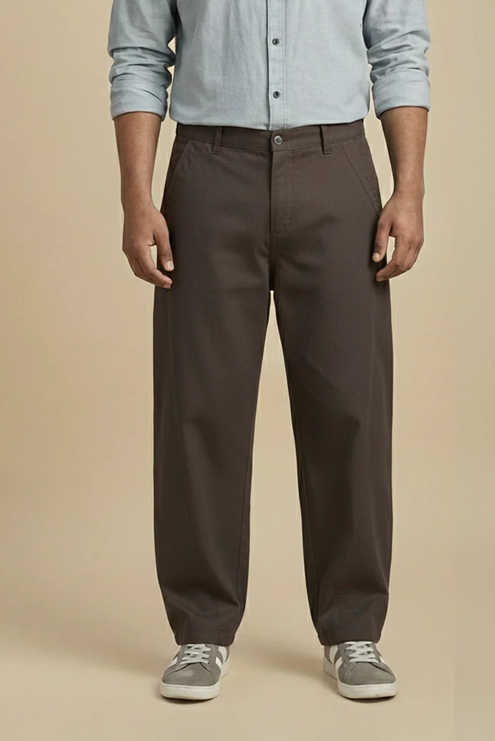 Loose Fit Twill Pants