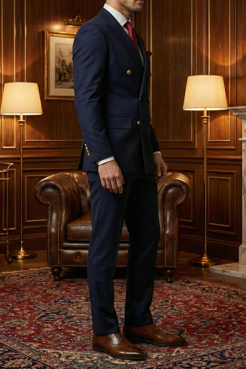 Double breasted blazer