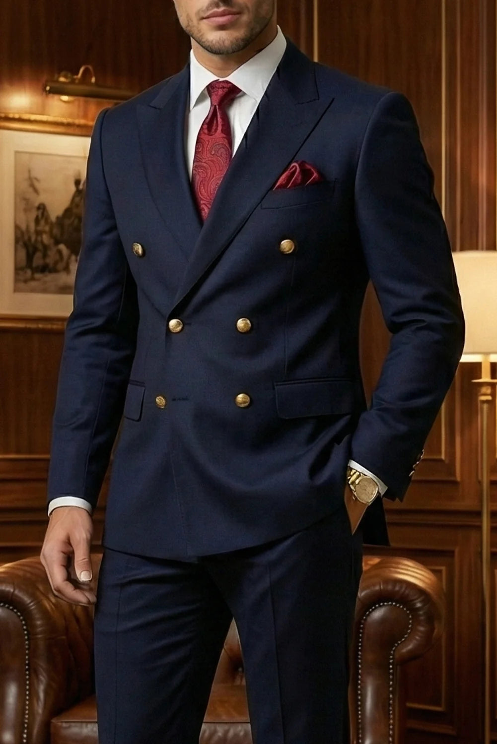 Double breasted blazer