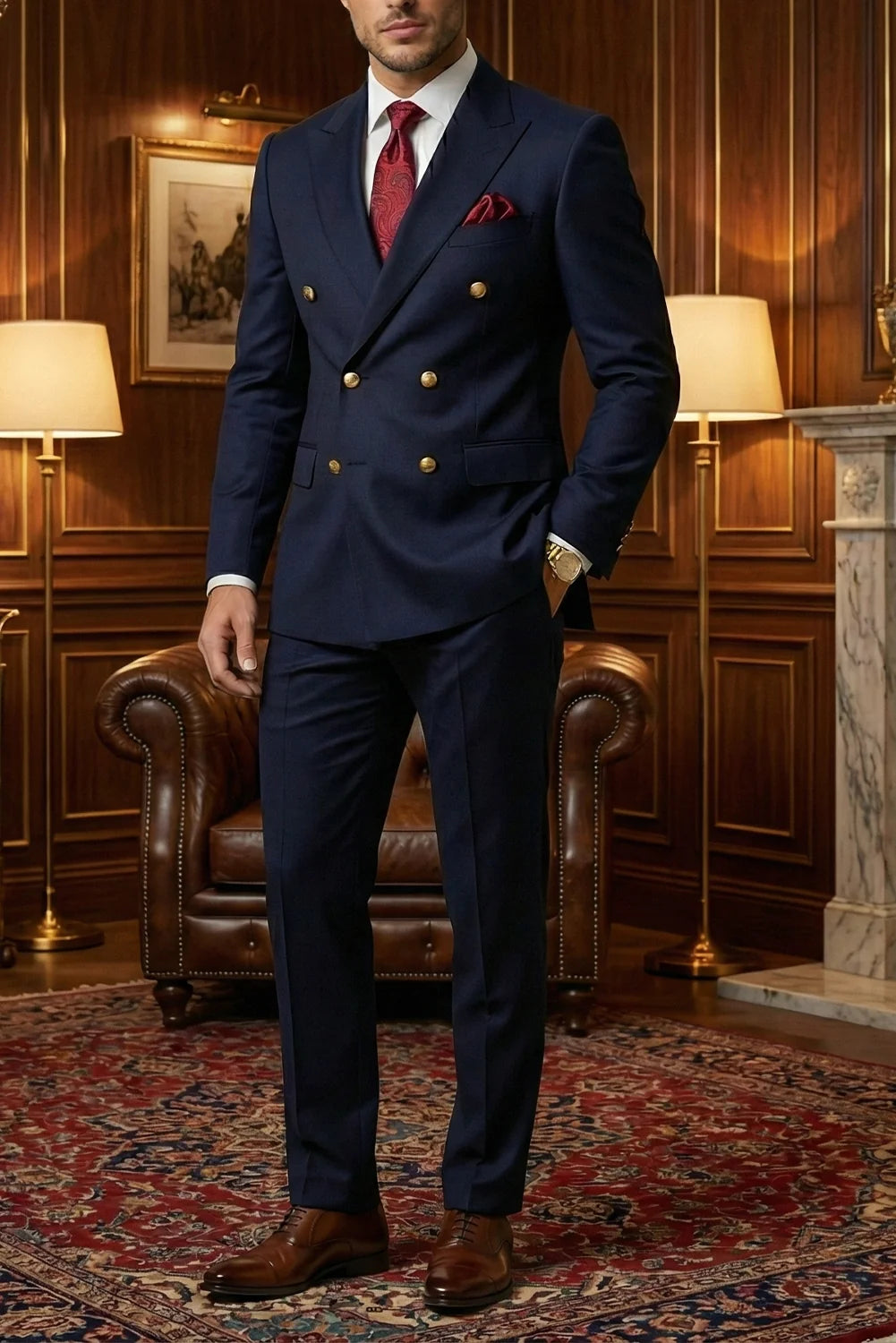 Double breasted blazer