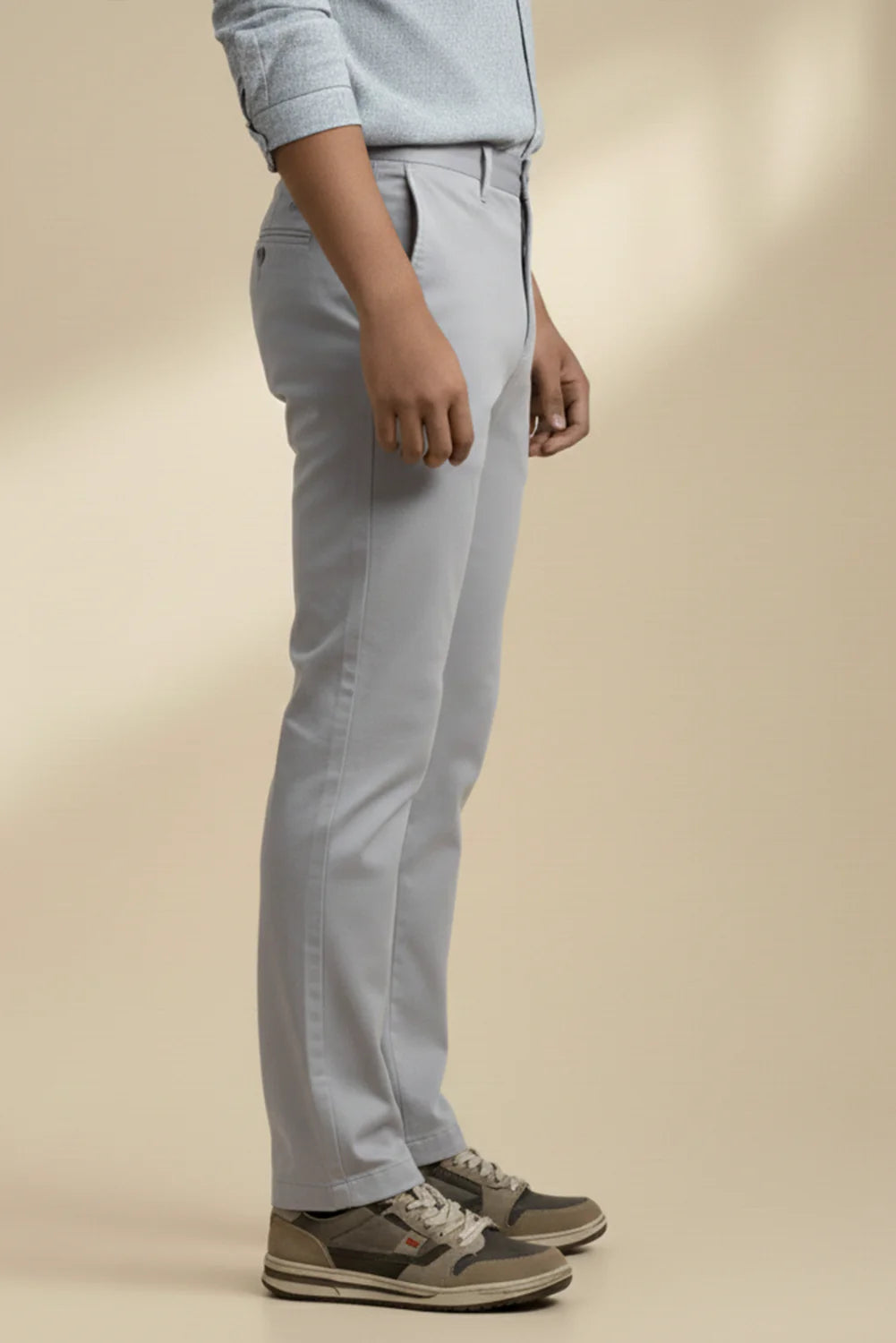 STRAIGHT FIT TWILL CHINO'S
