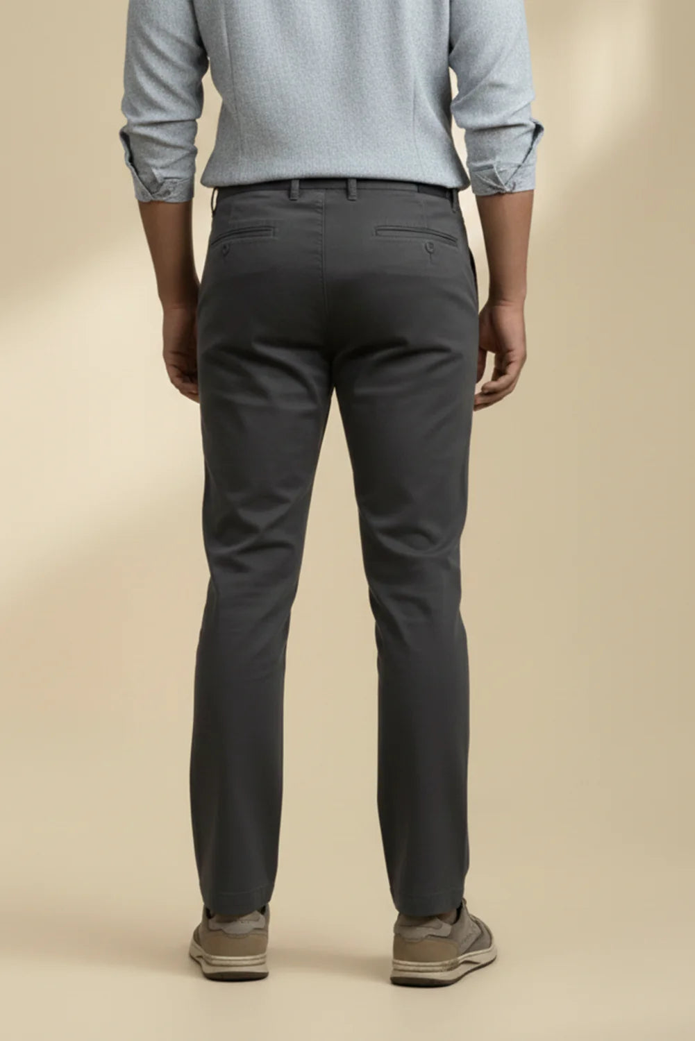 STRAIGHT FIT TWILL CHINO'S