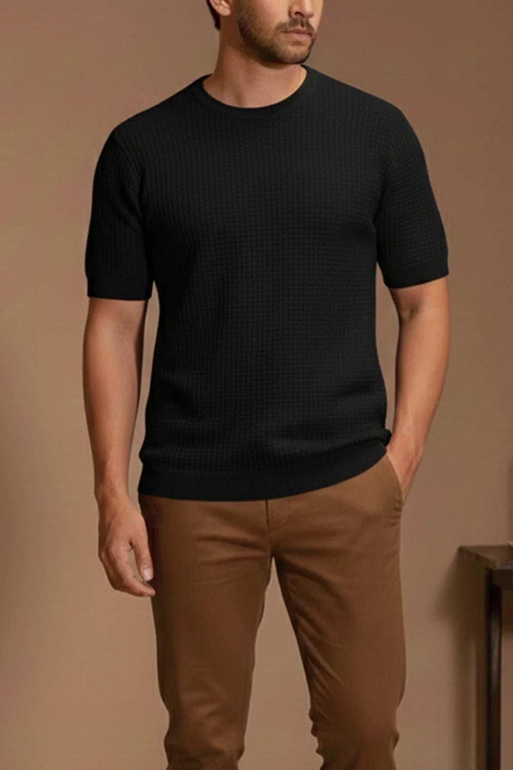 Essential Textured Knit Tee